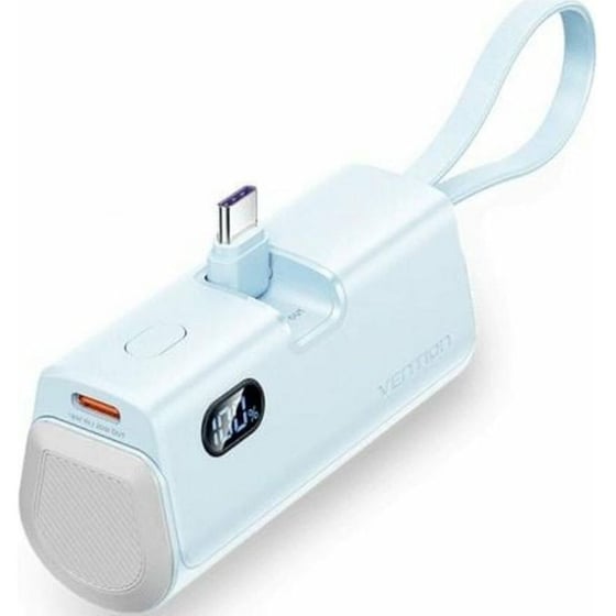 Powerbank Vention FHQL0 με ενσωματωμένο καλώδιο Lightning 4.800mAh 22.5W - Blue image 0