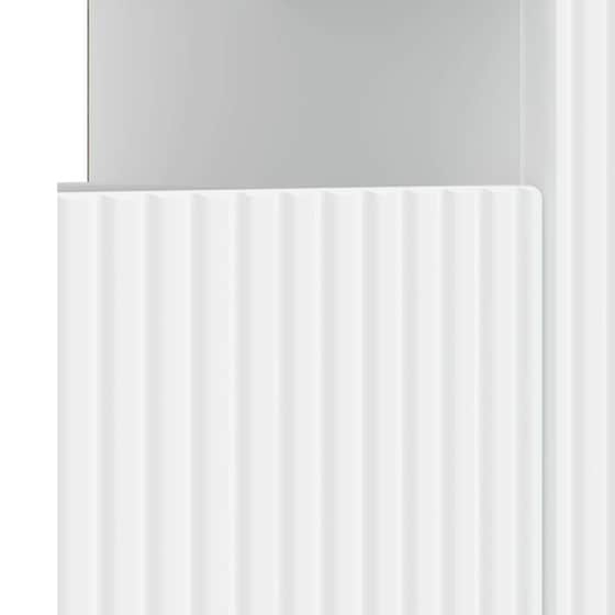 Έπιπλο Τηλεόρασης με LED VidaXL από Επεξεργασμένο Ξύλο - Λευκό image 5