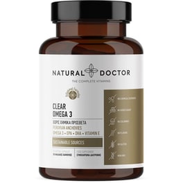 Λιπαρά Οξέα NATURAL DOCTOR Clear Omega 3 - 90 Μαλακές κάψουλες