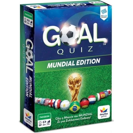 Επιτραπέζιο Παιχνίδι Goal Quiz Mundial Edition image 0