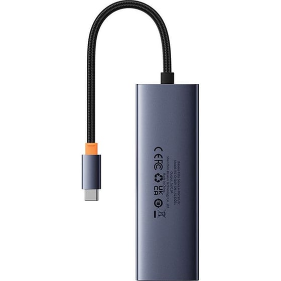 Baseus UltraJoy USB Hub 4 σε 1 USB-C - Ανθρακί image 2