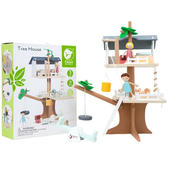 Ξύλινο Παιχνίδι CLASSIC WORLD Tree House image 1