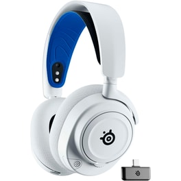 SteelSeries Arctis Nova 7P PlayStation Gaming Ασύρματα Ακουστικά Λευκά/Μπλε