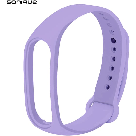 Λουράκι Sonique Σιλικόνης για Xiaomi Smart Band 7 - Λιλά image 0