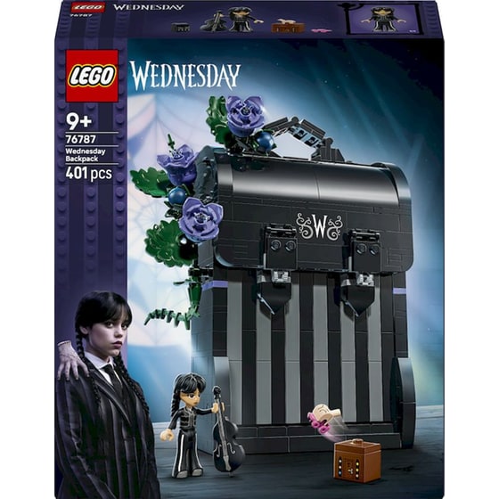 LEGO® Wednesday Backpack Kids’ Building Toy (76787) image 0