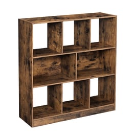 Βιβλιοθήκη Vasagle LBC52BX από Μοριοσανίδα 97.5x30x100 cm - Καφέ