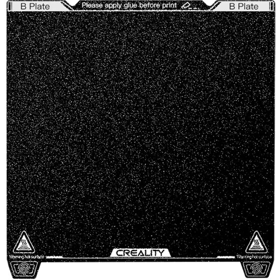 Creality K1 PEI Build Plate Kit - Μαύρο image 0