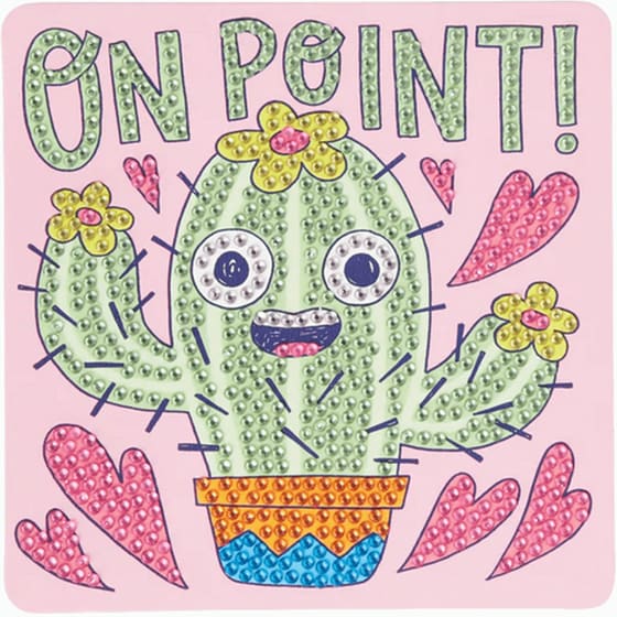DIY Παιχνίδι Αυτοκόλλητα με Διαμαντάκια Ooly Cactus image 1