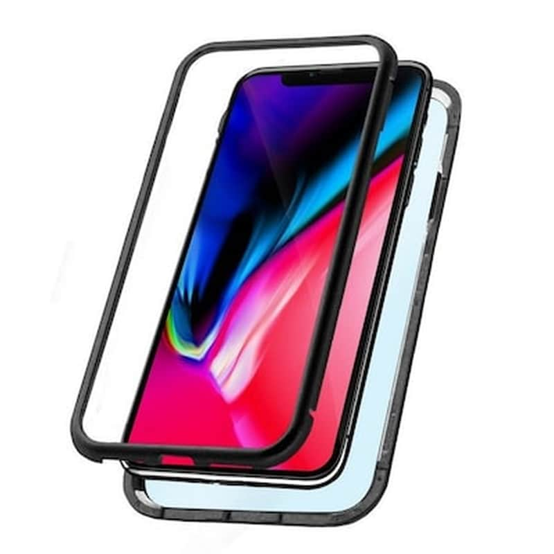 KSIX Θήκη Apple iPhone XS Max - Ksix Magnetic - Black