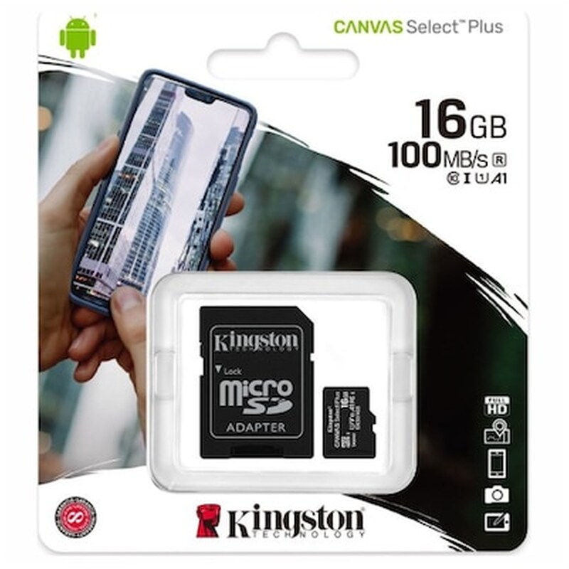 KINGSTON MEMORY SDXC KINGSTON CANVAS SEL+AD 16GB