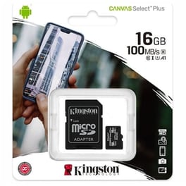 MEMORY SDXC KINGSTON CANVAS SEL+AD 16GB