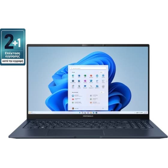 Asus ZenΒook 15 UM3504DA-BN158W 15.6'' FHD IPS (Ryzen 5-7535U/16GB/512GB SSD/Radeon Graphics/Win11Home) Laptop image 0