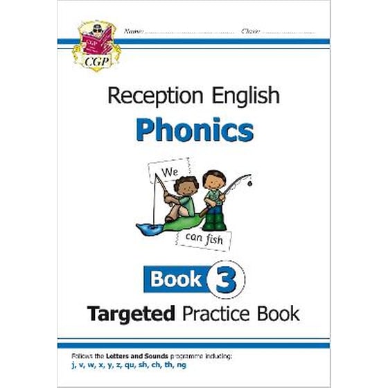 Reception English Phonics Targeted Practice Book - Book 3 image 0