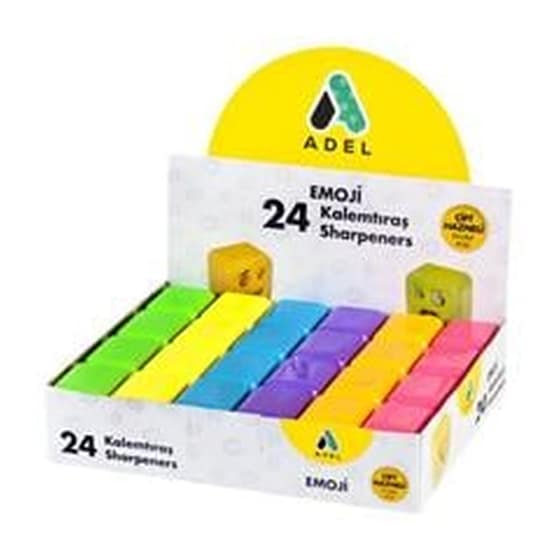 Ξύστρα Adel Διπλή Emoji image 0