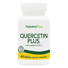 Ειδικό Συμπλήρωμα Διατροφής Natures Plus Quercetin Plus - 60 ταμπλέτες