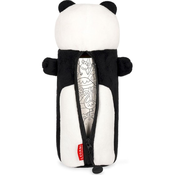 Κασετίνα Βαρελάκι Λούτρινη Legami Panda image 1