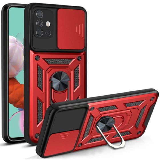 Θήκη Samsung Galaxy A51 - Bodycell Armor Slide - Red image 0