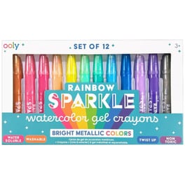 Κηρομπογιές Τζελ Ooly Sparkle Metallic (12 Τεμάχια)