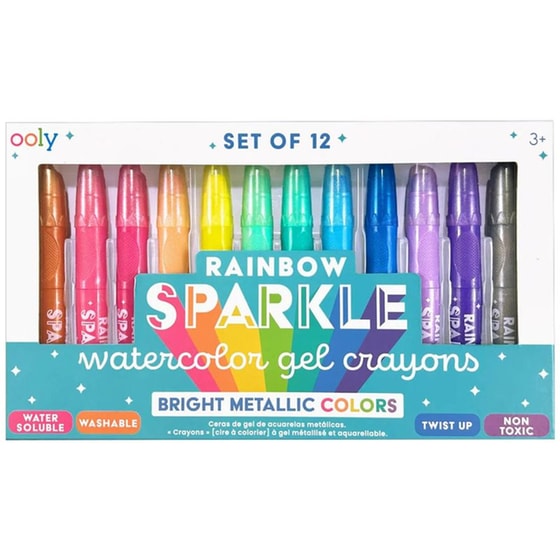 Κηρομπογιές Τζελ Ooly Sparkle Metallic (12 Τεμάχια) image 0