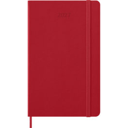Ημερολόγιο Εβδομαδιαίο 2027 Moleskine 12M L Hardcover Κόκκινο
