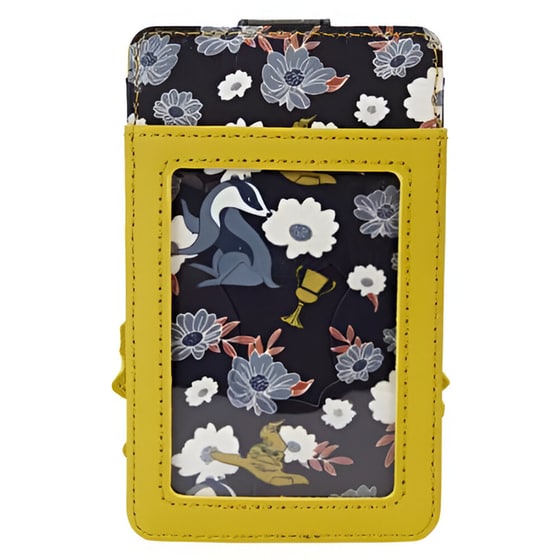 Πορτοφόλι Loungefly Harry Potter Hufflepuff Floral - Μαύρο/Κίτρινο image 1