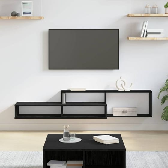 Έπιπλο Τηλεόρασης VidaXL Επιτοίχιο 150 x 25 x 28,5 cm - Γκρι image 1