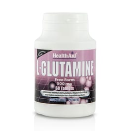 Αμινοξύ Health Aid L-glutamine 500mg - 60 ταμπλέτες