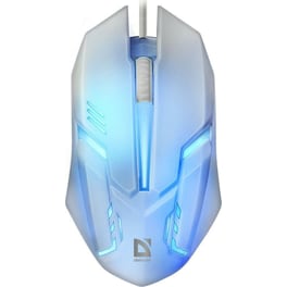 Defender Cyber MB-560L Λευκό RGB Gaming Ενσύρματο Ποντίκι
