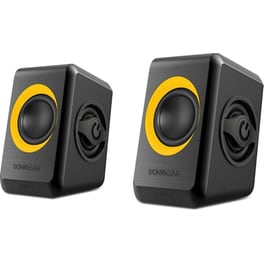 Ηχεία 2.0 Sonic Gear Quatro 2 6W - Black/Sunny Orange