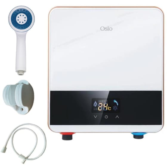OSIO OHF-2560W Ηλεκτρικός Ταχυθερμαντήρας Μπάνιου με Οθόνη και Τηλέφωνο 5500 W image 2