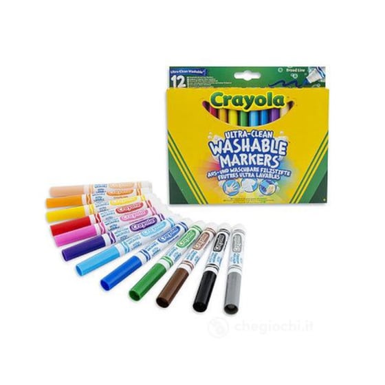Μαρκαδόροι Crayola Maxi Washable 12 Τεμάχια image 1