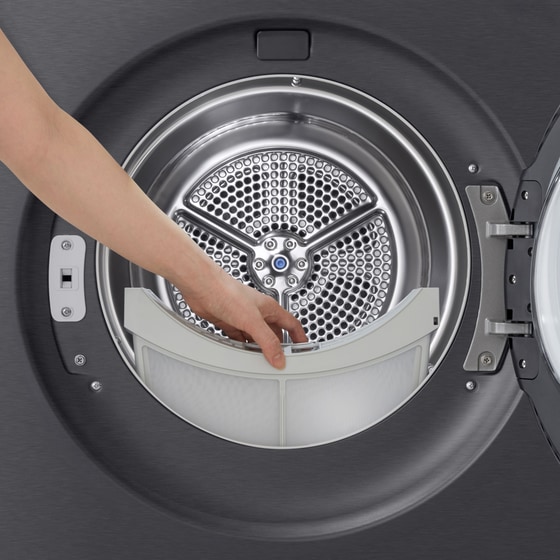 LG RHX5009NBB ΒΚ 9 kg με Αντλία Θερμότητας Ανθρακί με WiFi Στεγνωτήριο Ρούχων image 16
