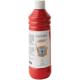 Χρώμα Τέμπερα Coolbee 500Ml Κόκκινο