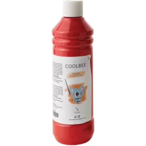 Χρώμα Τέμπερα Coolbee 500Ml Κόκκινο image 0
