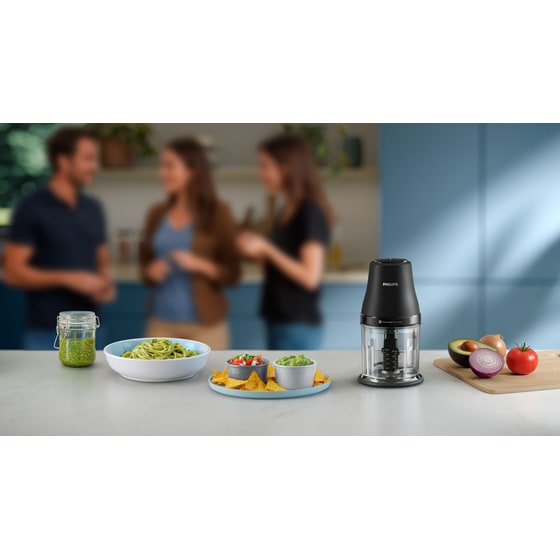 PHILIPS HR1501/00 Πολυκόπτης 1 L 450 W Μαύρο image 4