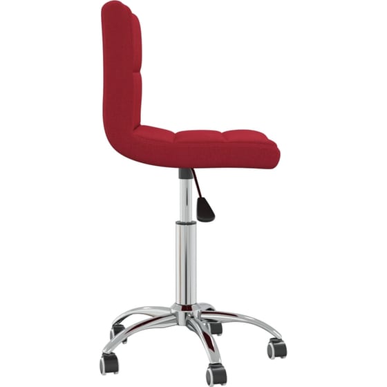 Καρέκλα Γραφείου VidaXL από Ύφασμα - Μπορντό image 3