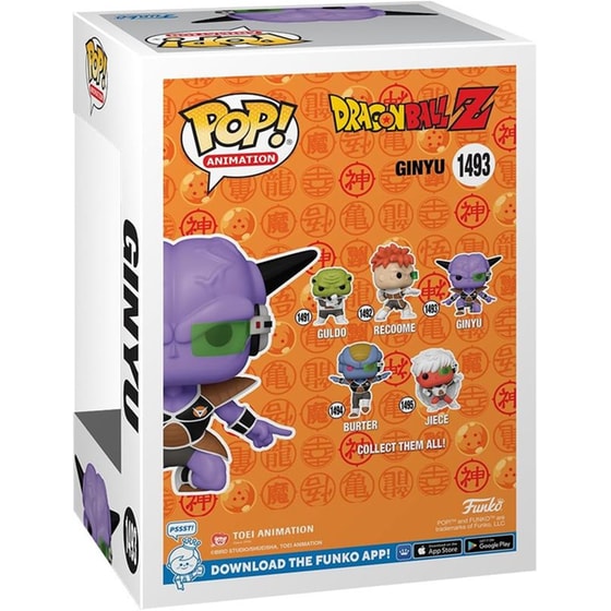 Funko Pop! Animation - Dragon Ball Z - Ginyu #1493 image 2