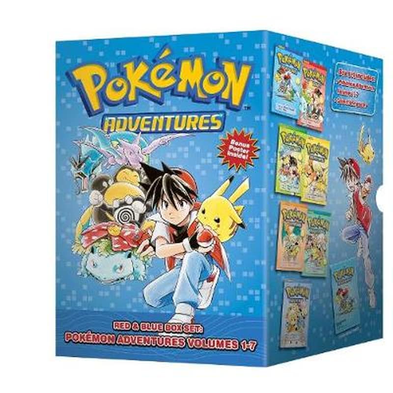 Pokemon Adventures Red Blue Box Set (Set Includes Vols. 1-7), Vol.s 1-7 Set Includes Vol. 1-7