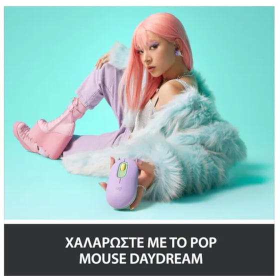 Logitech POP Emoji Ασύρματο Bluetooth Ποντίκι Daydream image 2