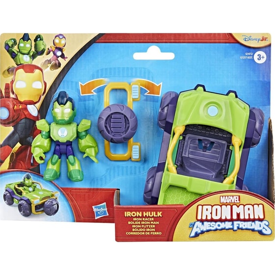 Hasbro Φιγούρα Marvel Iron Man & his Awesome Friends 2 σε 1 - 1 Τμχ Τυχαία Επιλογή Σχεδίου (G12575) image 6