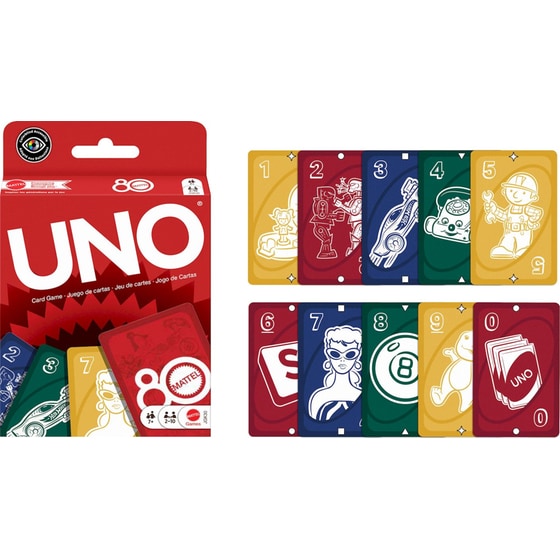 UNO Mattel 80th Anniversary Ruby Red Επιτραπέζιο (Mattel) image 1