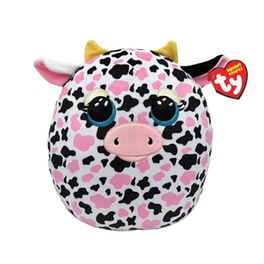 Λούτρινο TY Beanie Squish a Boo Milkshake Αγελαδίτσα Πολύχρωμη (38cm) 1607-39364
