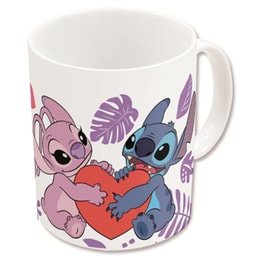 Κούπα Stor Disney Stitch & Angel with Heart - Young Adult Ceramic Mug 325ml