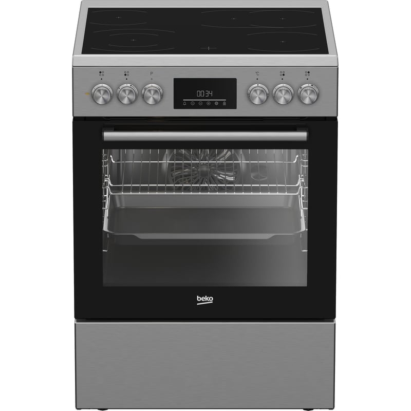 BEKO BEKO FBM67320XS 72 Lt Inox Ηλεκτρική Κουζίνα Κεραμική