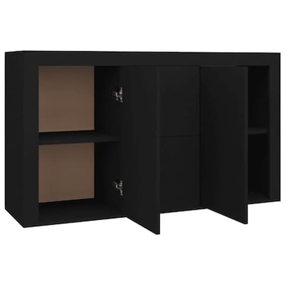 Vidaxl Μπουφές Μαύρος 120 X 36 X 69 Εκ. Από Μοριοσανίδα image 5