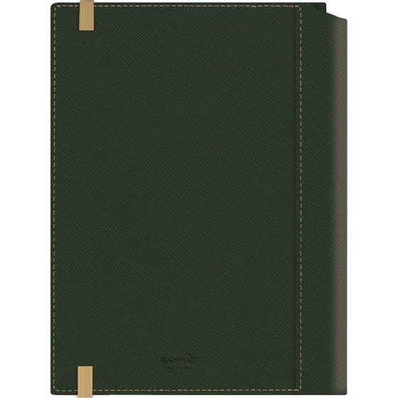 Ημερολόγιο Ημερήσιο 2026 Θεοφύλακτος 12M Borneo Saffiano Olive image 3