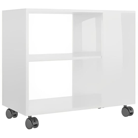 Τραπεζάκι Σαλονιού VidaXL από Μοριοσανίδα 70x35x55cm - Λευκό image 0