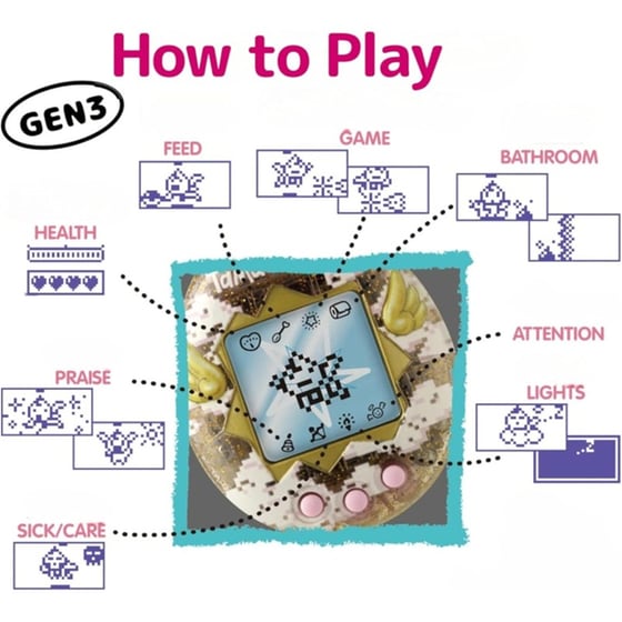 Bandai Tamagotchi Original - Rainy Angel (46177) image 3