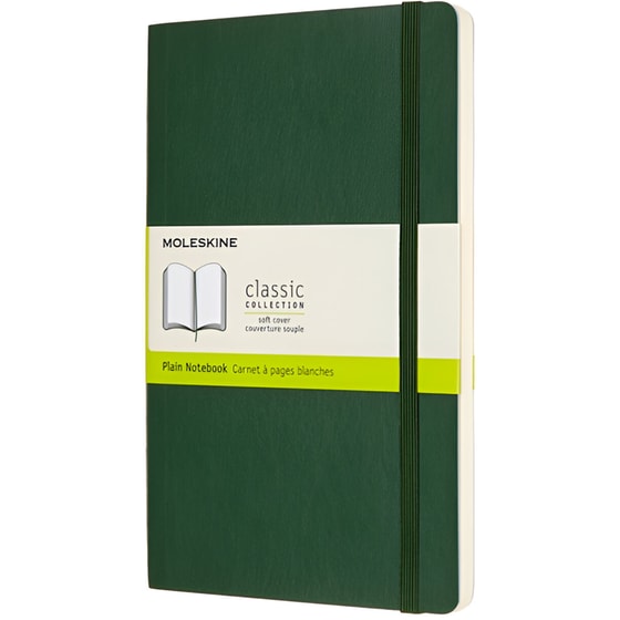 Σημειωματάριο Moleskine Plain Large Πράσινο (1 Τεμάχιο) image 0