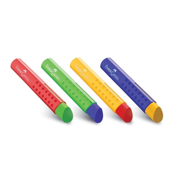 Γόμα Faber Castell Grip Tri Διάφορα Χρώματα image 0